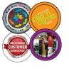 Full Color Custom Plastic Token .98" - Minimum 1,000